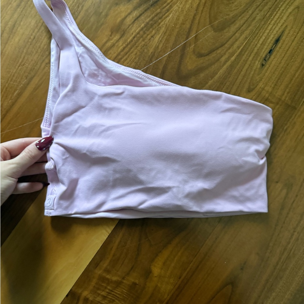 lululemon athletica Soft Pink Asymmetrical Bandeau